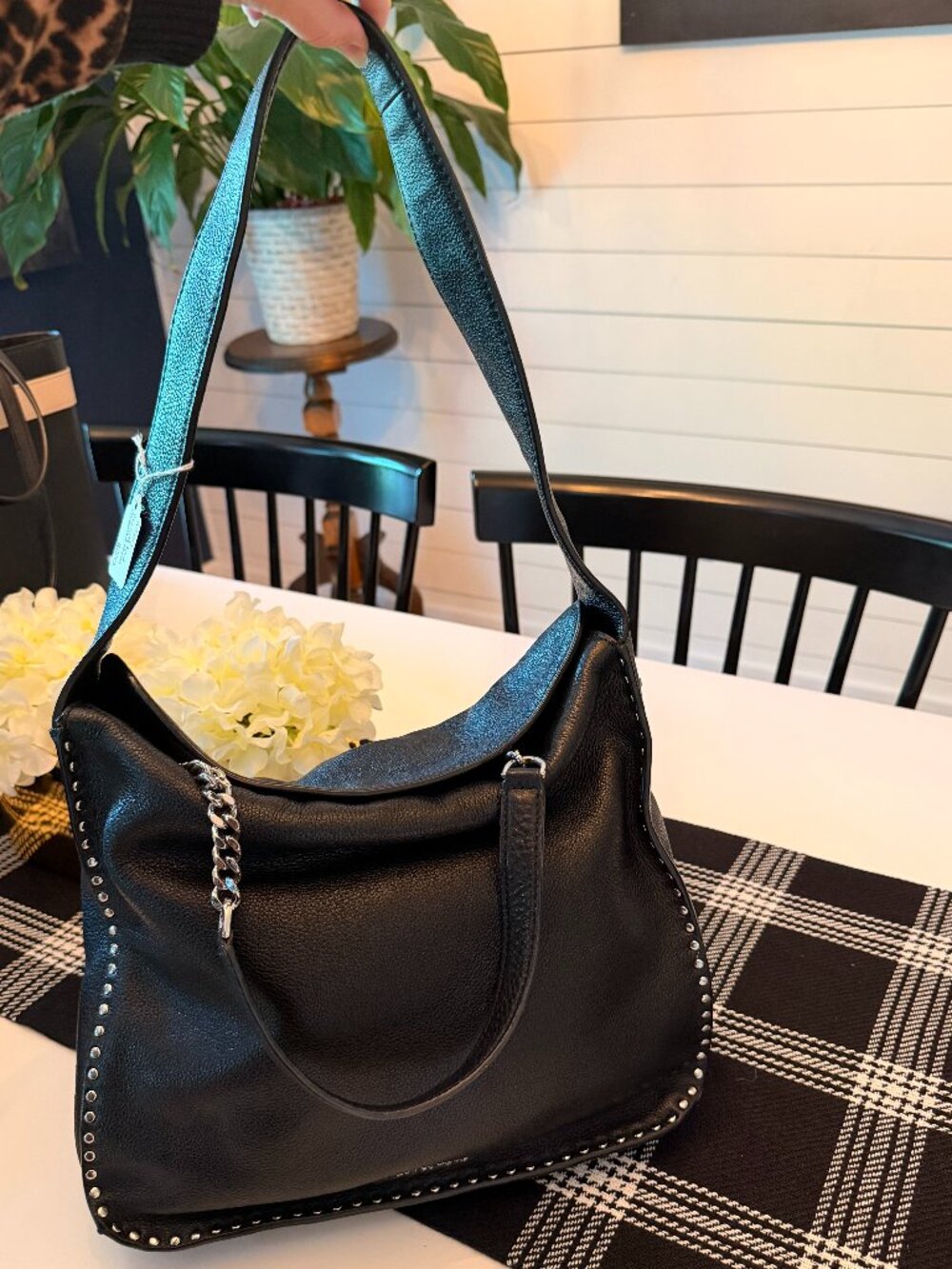 Michael Kors Black Leather Bag